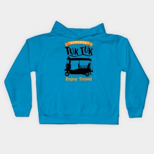 Enjoy Travel In Bangkok Kids Hoodie